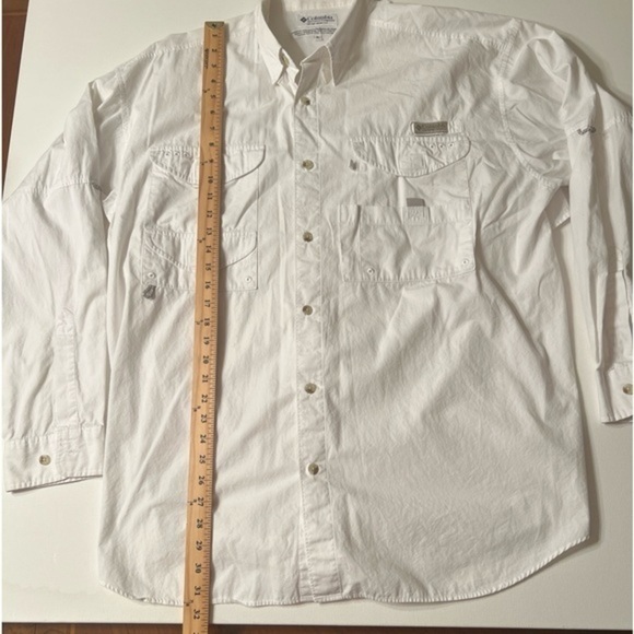 Columbia Other - Men's Columbia PFG‎ Performance Fishing Gear Shirt White Cotton Size XL!! (D)